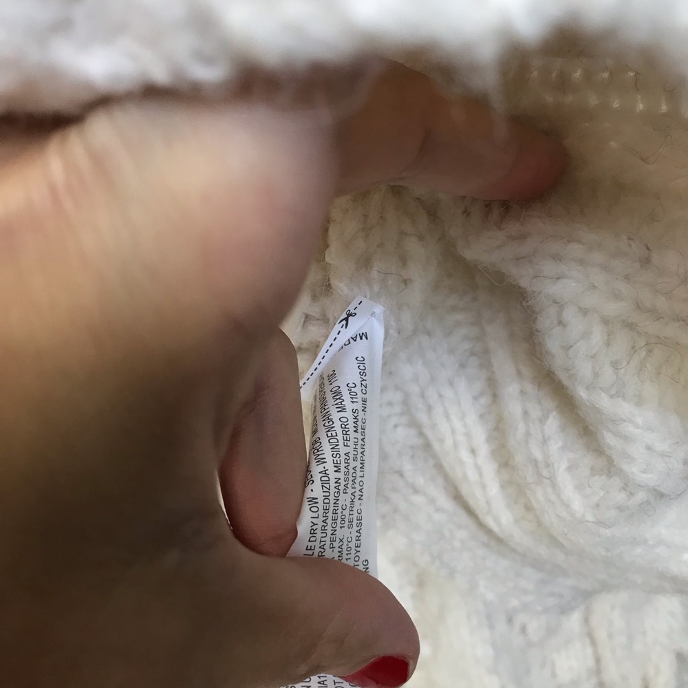 Zara Knit Cardigan Jewel Button Cream Ivory - Picture 13 of 16